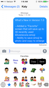 The First Diverse Emoji